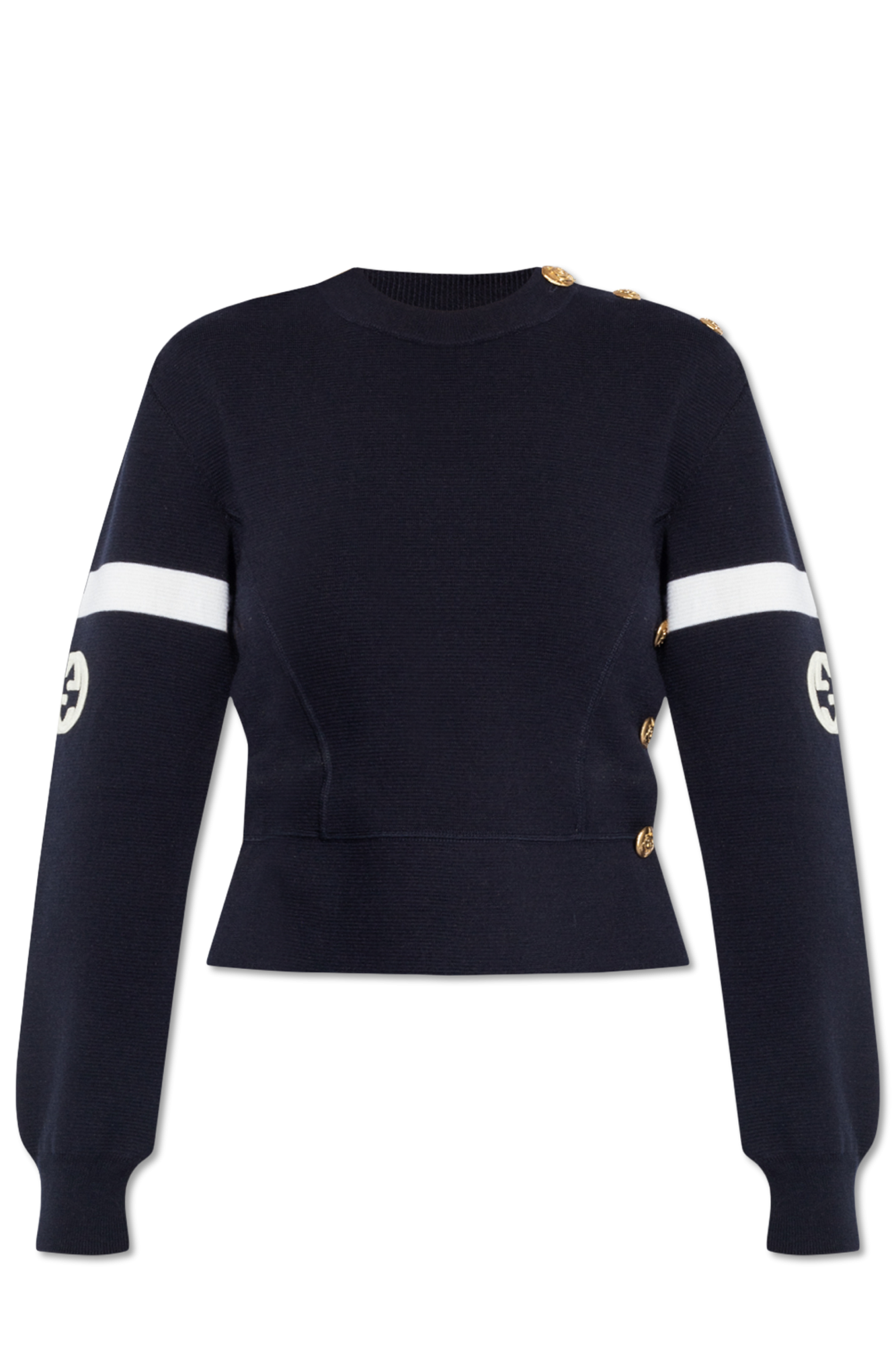 Navy blue gucci outlet sweater